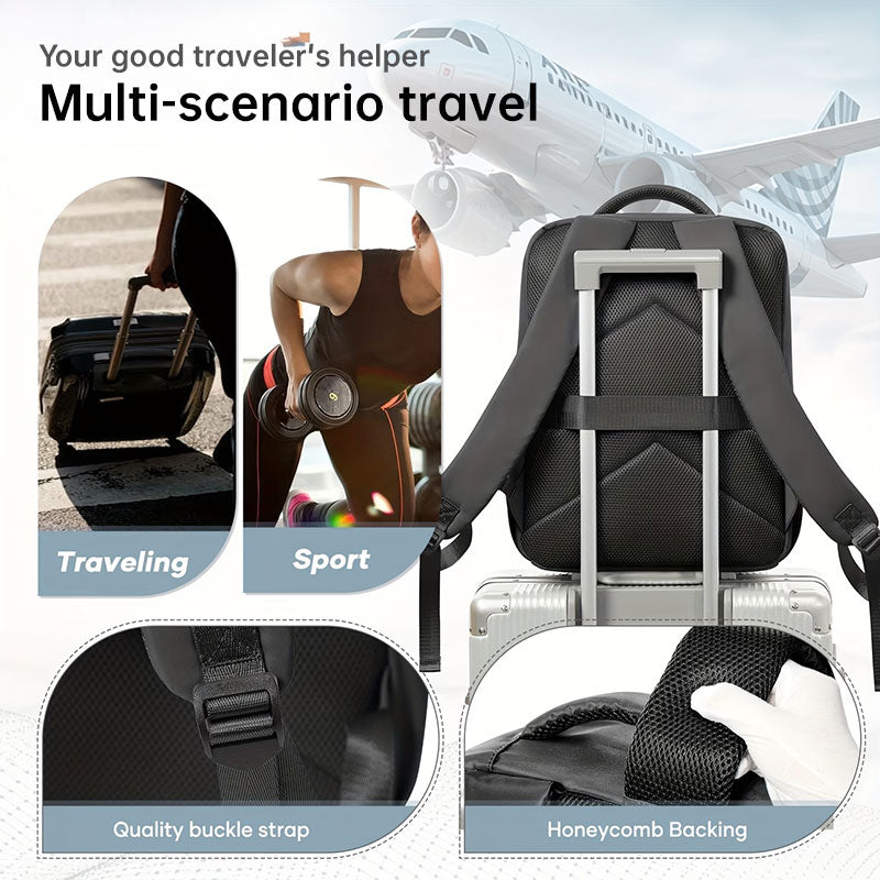 PAKLET Air – vacuum compression travel backpack
