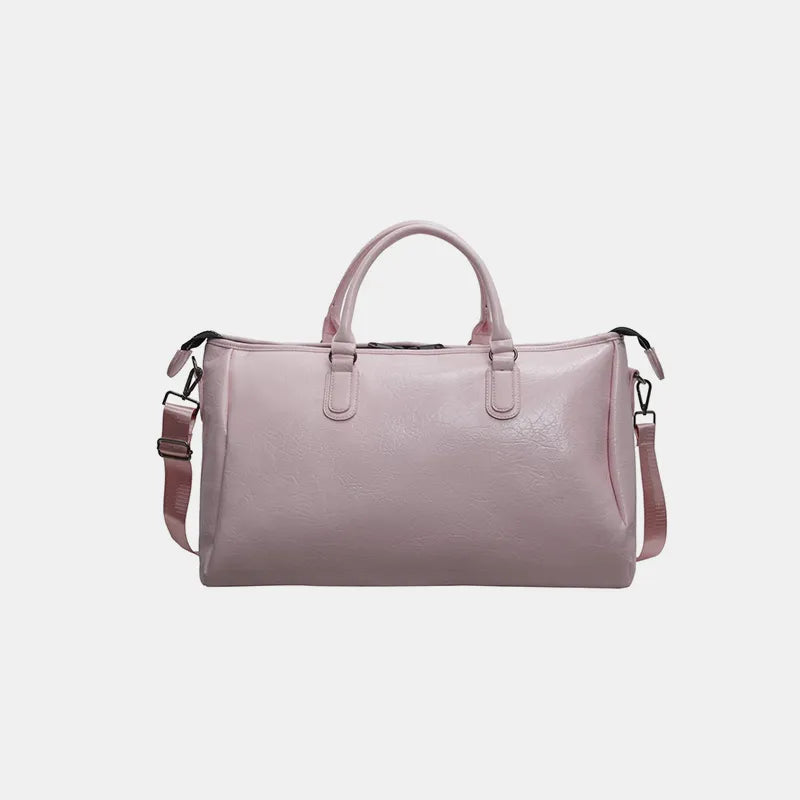 PAKLET Studio – large faux leather travel bag