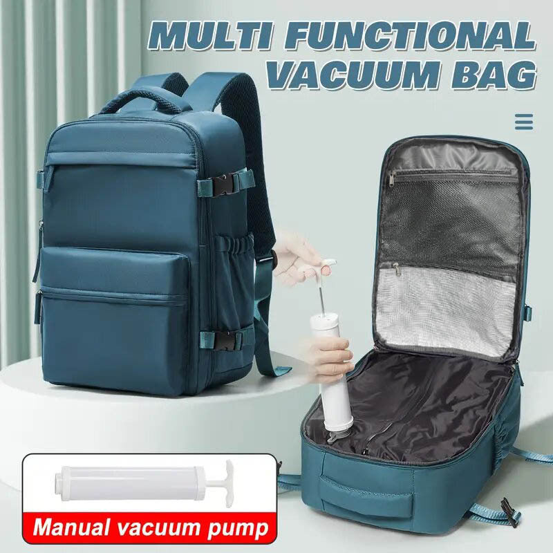 PAKLET Air – vacuum compression travel backpack