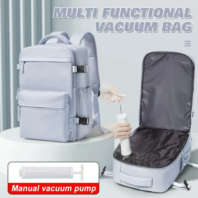 PAKLET Air – vacuum compression travel backpack