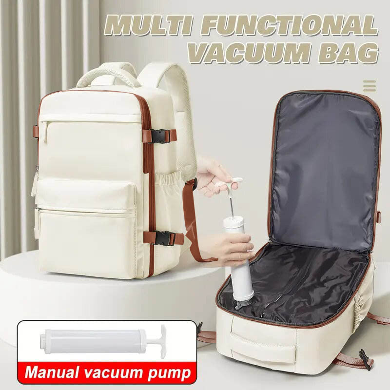 PAKLET Air – vacuum compression travel backpack