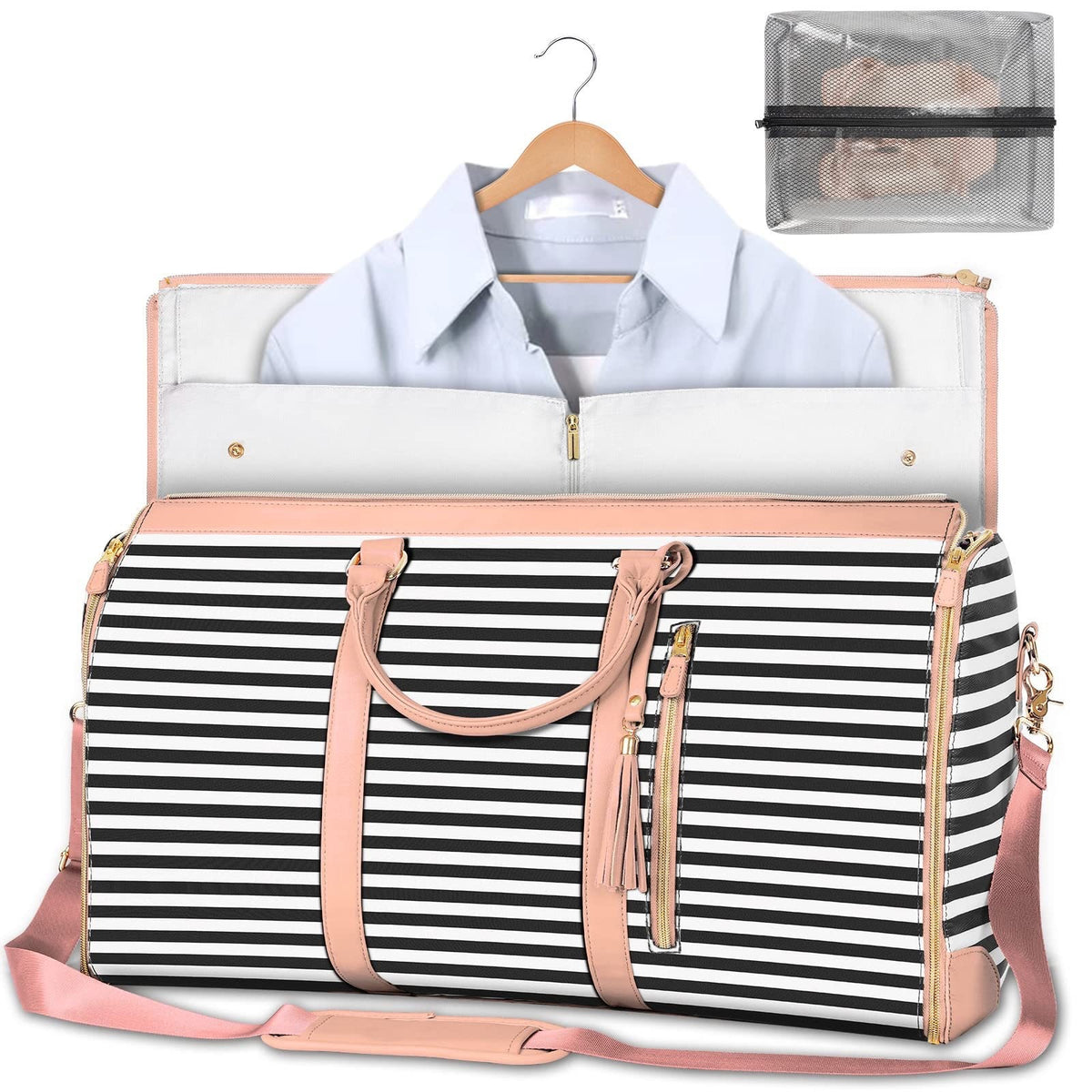 PAKLET Fold – foldable travel bag with toiletry bag