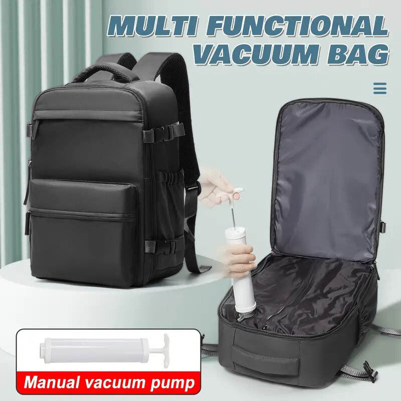 PAKLET Air – vacuum compression travel backpack