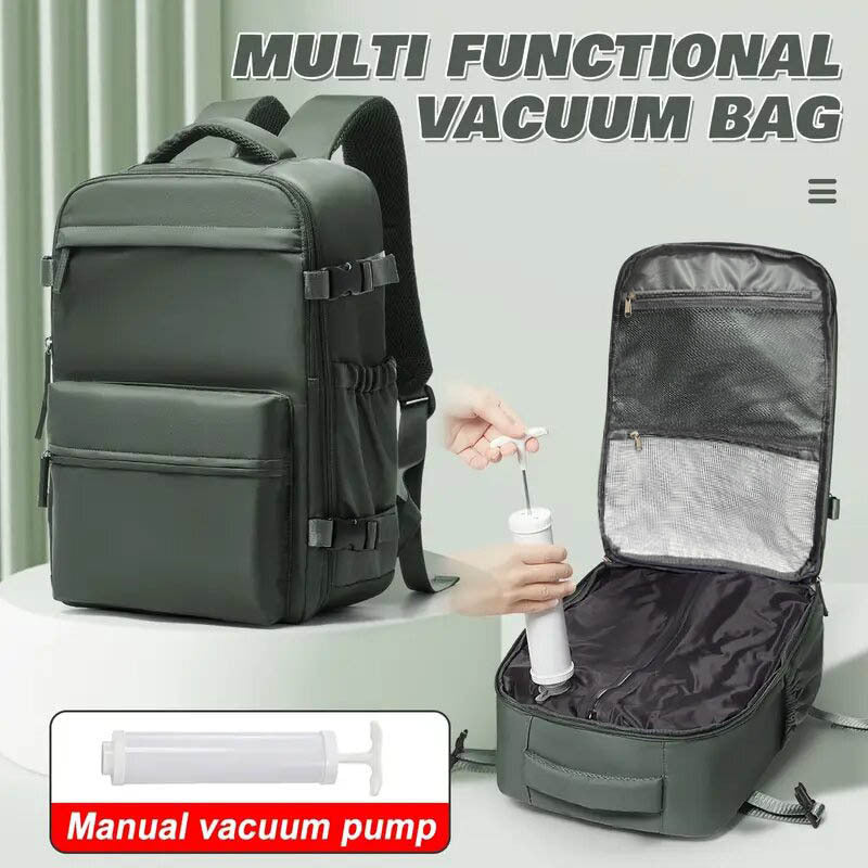 PAKLET Air – vacuum compression travel backpack