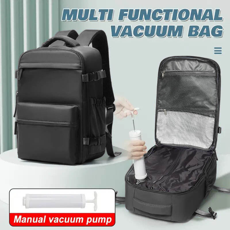 PAKLET Air – vacuum compression travel backpack