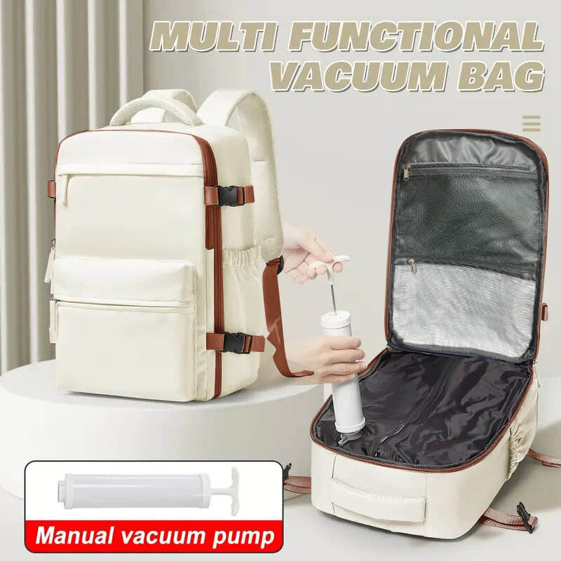 PAKLET Air – vacuum compression travel backpack