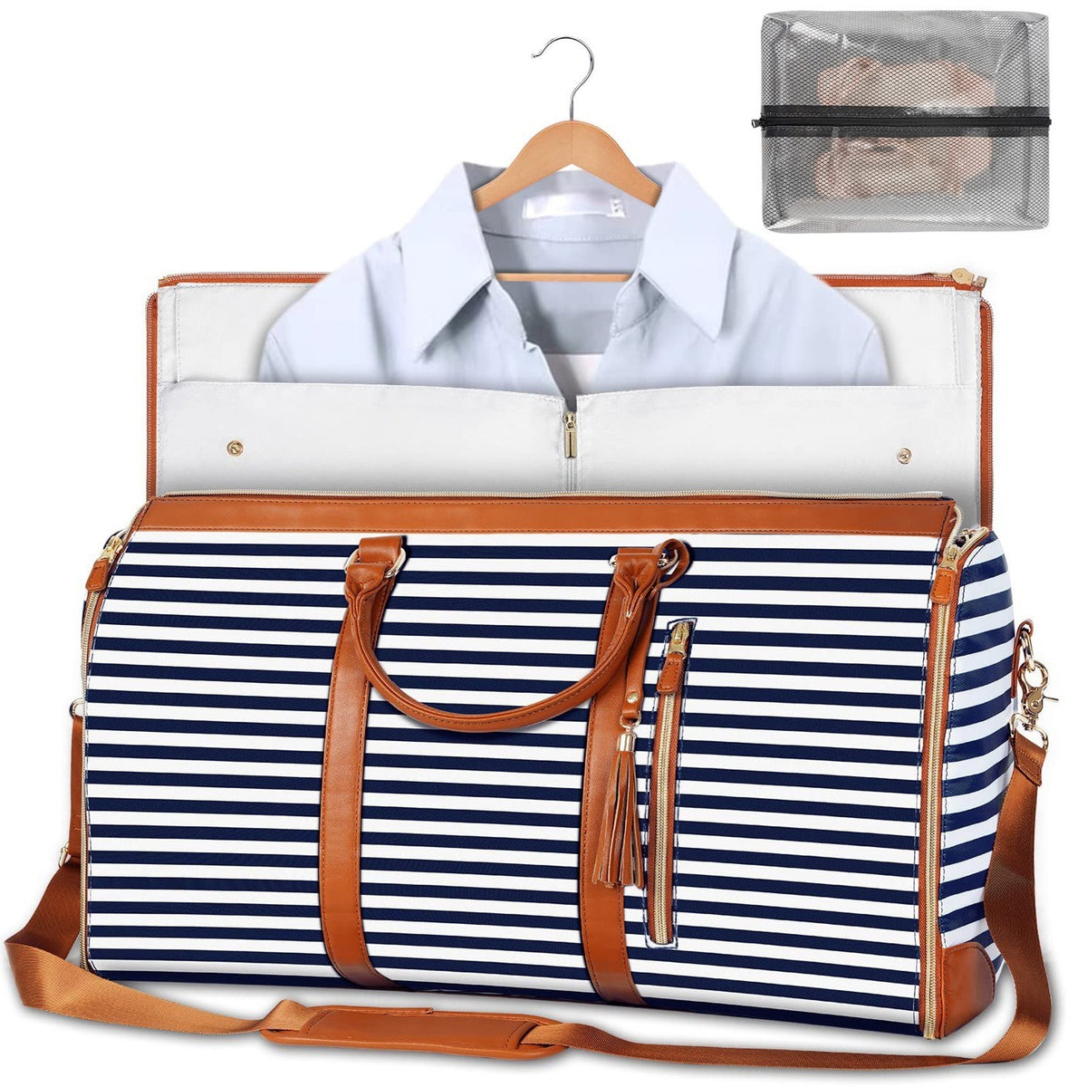 PAKLET Fold – foldable travel bag with toiletry bag