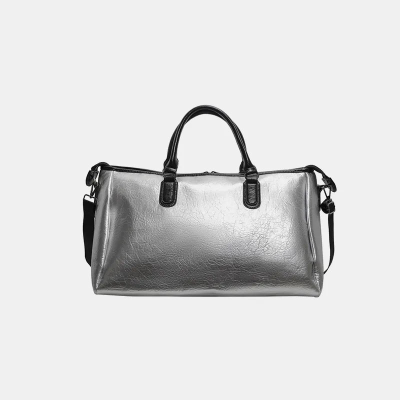 PAKLET Studio – large faux leather travel bag