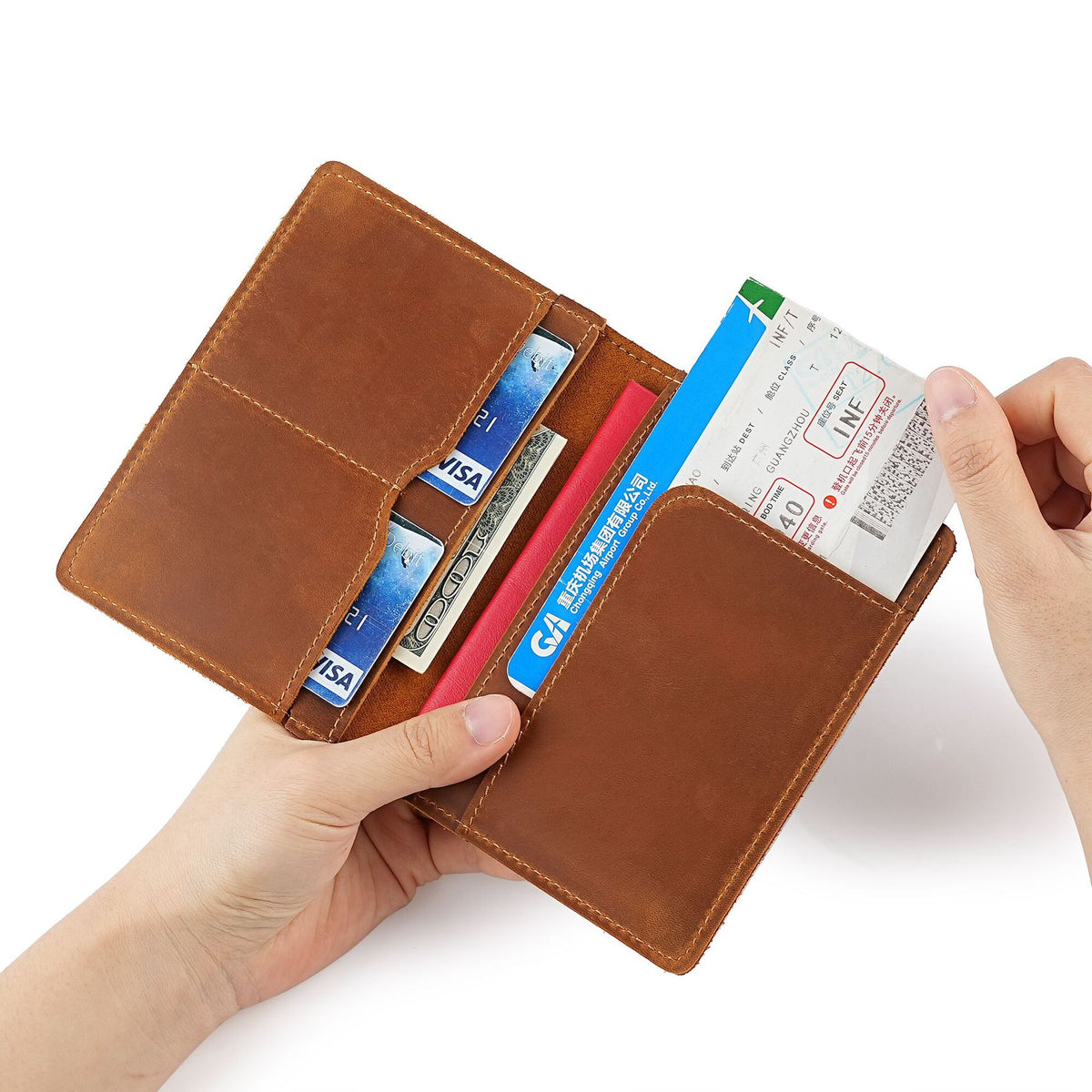 PAKLET Passport – leather passport cover